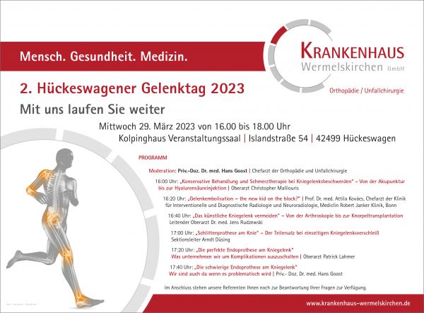 2. Hückeswagener Gelenktag 2023 2. Hückeswagener Gelenktag 2023