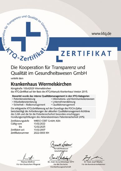 KTQ-Zertifizierung seit 2007