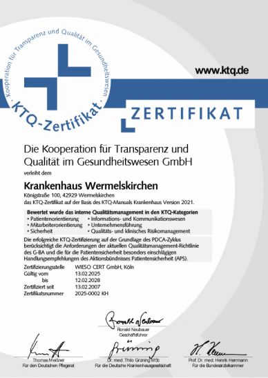 KTQ-Zertifizierung seit 2007